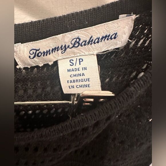 Tommy Bahama Black Mini Dress Size S Sheath Linen - Picture 5 of 10